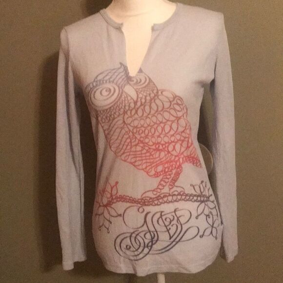 Cute Owl Long Sleeve Tee Shirt! - Picture 4 of 7